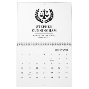 Calendário Formatação Personalizada da Escola de Direito Mode