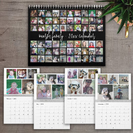 Calendário Foto 60 - Modelo da família moderna personalizada 