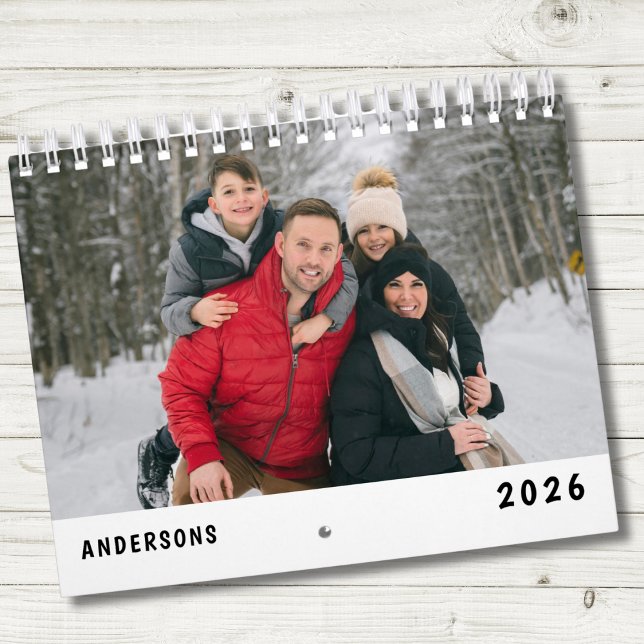 Calendário Foto da família moderna (Criador carregado)
