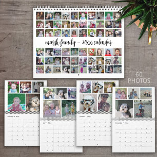 Calendário Foto da família moderna 60 2023 - 5 por mês person