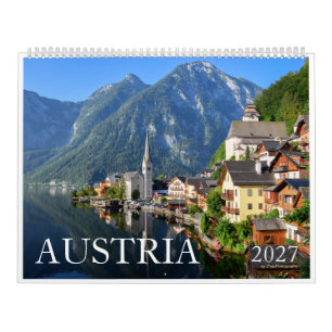 Calendário foto da natureza e paisagem da Áustria de 2027