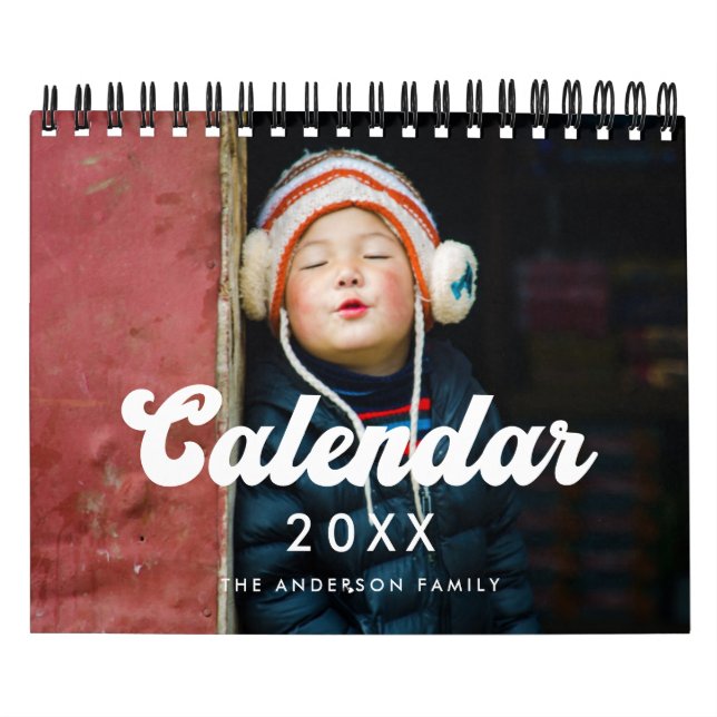 Calendário Foto da tipografia da época de 2026 (Capa)