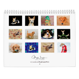 Calendário Foto de Design de 2024 em Cães Bons
