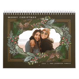 Calendário Foto de presente de Natal