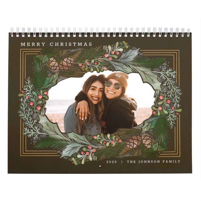 Calendário Foto de presente de Natal (Capa)