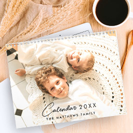 Calendário Foto Personalizada Moderna 2025 Cria Sua Própria F