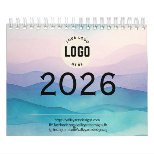 Calendário Foto personalizada moderna Cria seu próprio calend