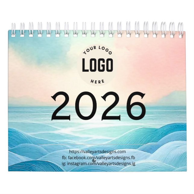 Calendário Foto personalizada moderna Cria seu próprio calend (Capa)