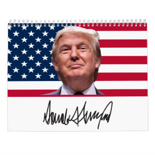 Calendário Foto: Presidente Donald J Trump Calendar