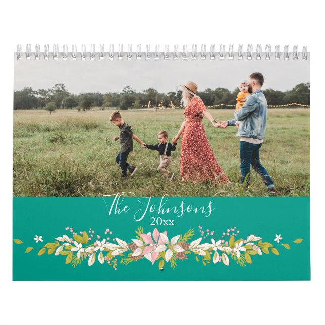 Calendário Foto Rustic Elegant Family (Capa)