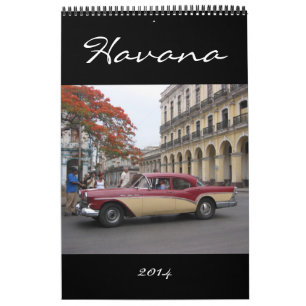 Calendário fotografia 2014 de havana
