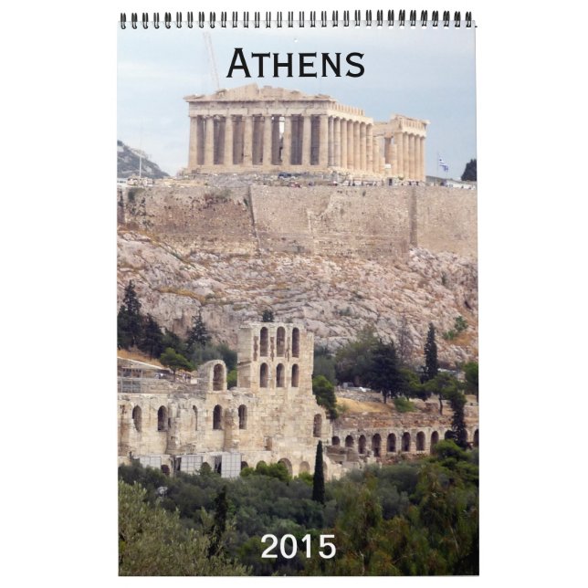 Calendário fotografia 2015 de Atenas (Capa)