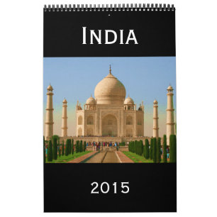 Calendário fotografia 2015 de india