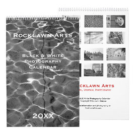 Calendário Fotografia Artística em Preto e Branco Espanhol