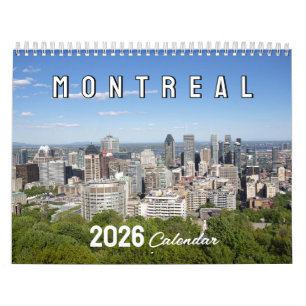 Calendário Fotografia Cênica de Montreal