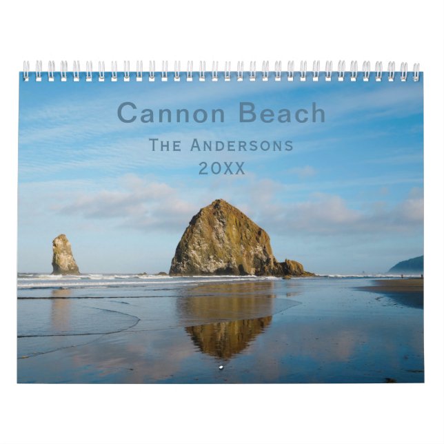 Calendário Fotografia da família Cannon Beach Oregon 2022 (Capa)