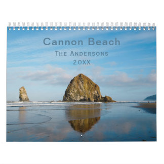 Calendário Fotografia da família Cannon Beach Oregon 2022