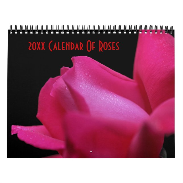 Calendário Fotografia da Flor rosa (Capa)