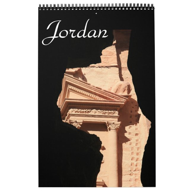 Calendário fotografia da jordânia (Capa)