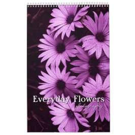 Calendário Fotografia das flores do dia a dia