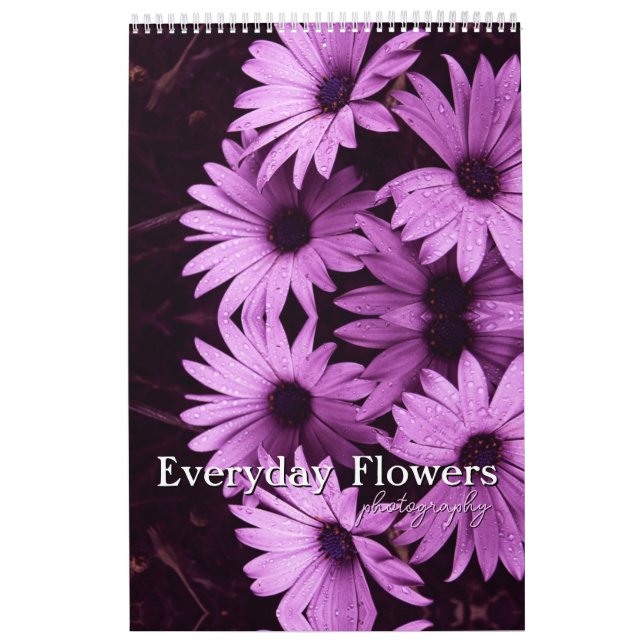 Calendário Fotografia das flores do dia a dia (Capa)