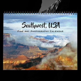 Calendário Fotografia de Arte Fino do Sudoeste dos EUA 2026