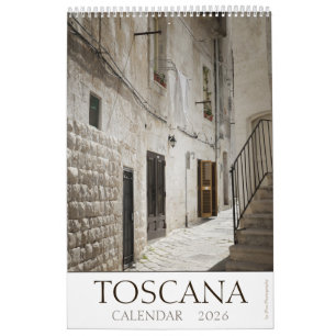 Calendário Fotografia de arte na Toscana 2026