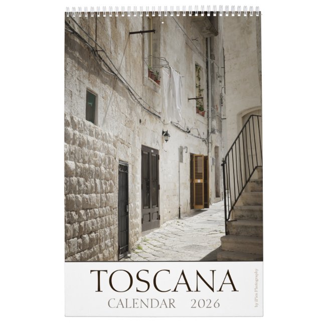Calendário Fotografia de arte na Toscana 2026 (Capa)