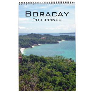 Calendário fotografia de boracay