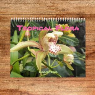 Calendário Fotografia de Flora Tropical