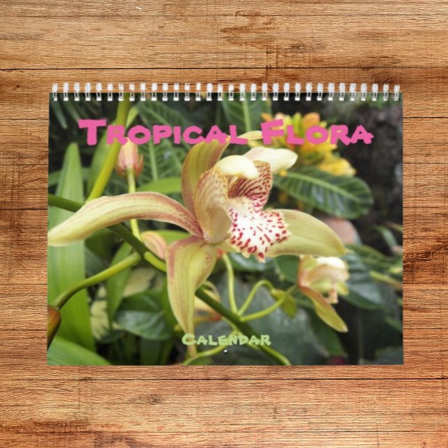 Calendário Fotografia de Flora Tropical (In Situ)