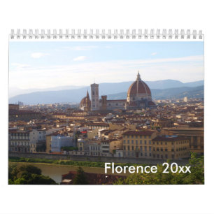 Calendário Fotografia de Florença Italia