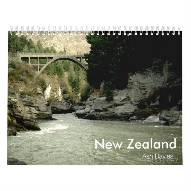 Calendário Fotografia de Nova Zelândia (Capa)