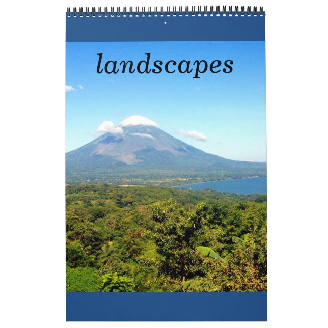 Calendário fotografia de paisagem (Capa)