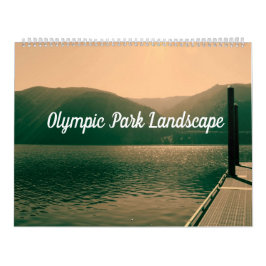 Calendário Fotografia de Paisagem do Parque de olimpiadas