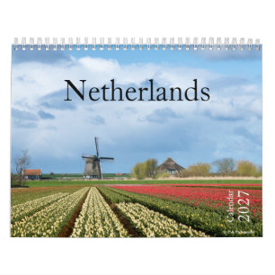 Calendário fotografia de paisagem dos Países Baixos de 2027