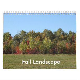 Calendário Fotografia de Paisagens de Outono