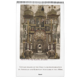 Calendário Fotografia de Viagem da Terra Santa Religiosa Cris