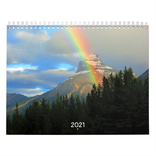 Calendário Fotografia de Viagem e cenário 2021 (Capa)