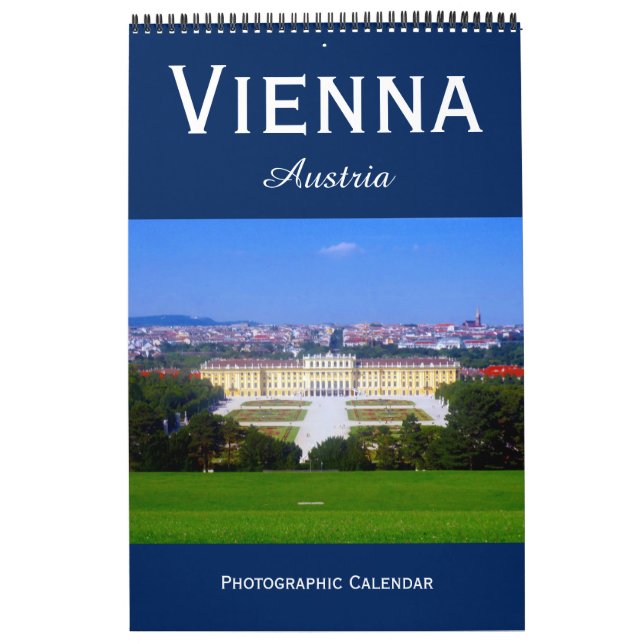 Calendário fotografia de vienna austria (Capa)