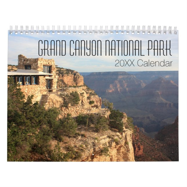 Calendário Fotografia do Grand Canyon National Park (Capa)