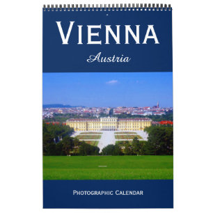 Calendário fotografia em viena áustria