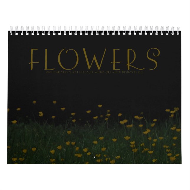 Calendário Fotografia floral (Capa)