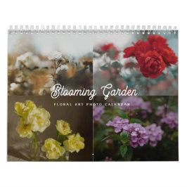Calendário Fotografia Floral de Jardim em Flor