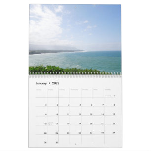 Calendário Fotografia Kauai Hawaii