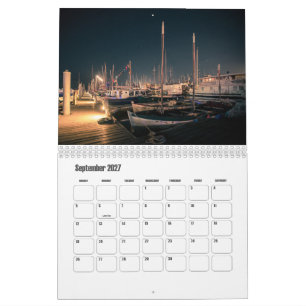Calendário Fotografia Noturna de Port Townsend, WA