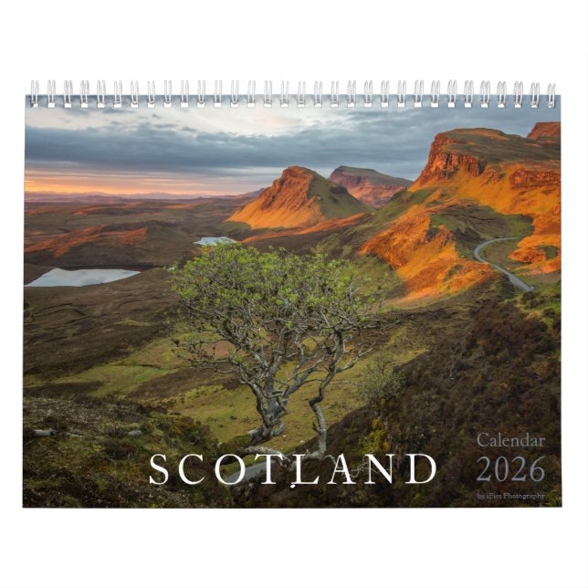Calendário Fotografia paisagística de 2026 Escócia e Skye (Capa)