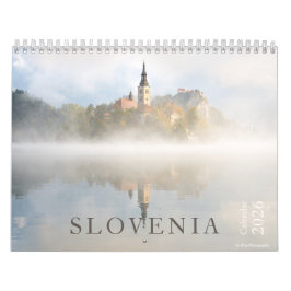 Calendário Fotografia paisagística de Bled e Eslovênia 2026