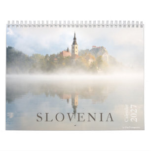 Calendário Fotografia paisagística de Bled e Eslovênia 2027