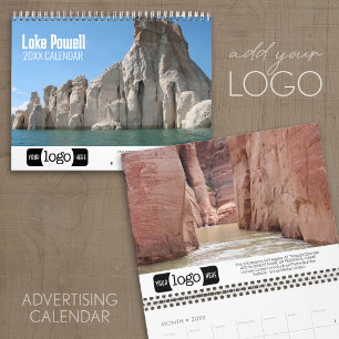 Calendário Fotografia Promocional de Viagens ao Lago Powell